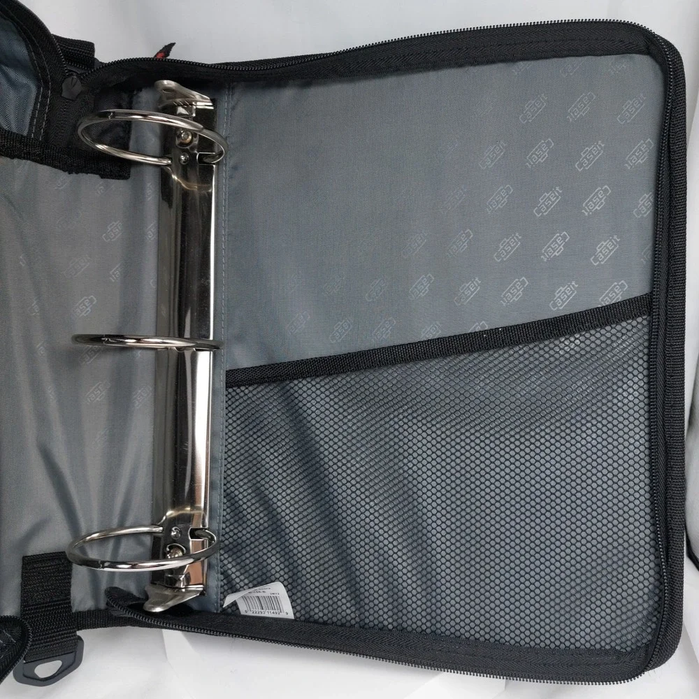 Case-It The Mighty Zip Tab 3 Ring Zipper Binder 600 Sheet 5 Subject File Folder